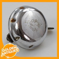 Antiguo cromo plateado Alemania Ciclismo Bicicleta Bicicleta Metal Mecánico Campana Bocina