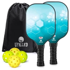 Fiberglass Pickleball Paddle Set with Backpack and Balls Fast Shipping