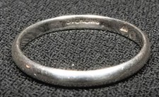 Sterling Silver Ring Plain Band 2mm Size 8 - 1.6g