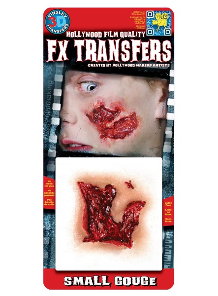 Kleine Fleischwunde 3D Fx Transfers - OscarpräMierte Spezialeffekt-Wunden FüR-image