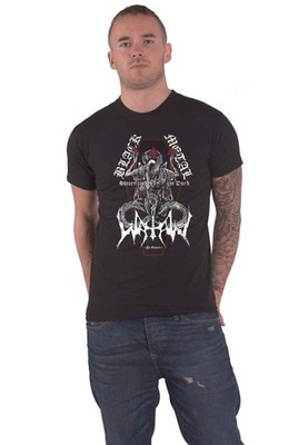 Watain T Shirt Sworn Coffin Band Logo Nue offiziell Herren Schwarz