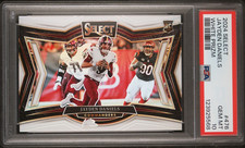 2024 Panini Select Jayden Daniels Rookie Field Level White #30/35 PSA 10 RC QB