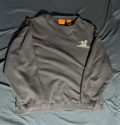 Vintage Stoneridge Farms Horse Jeep Black Long sleeve Pullover Sweater XL