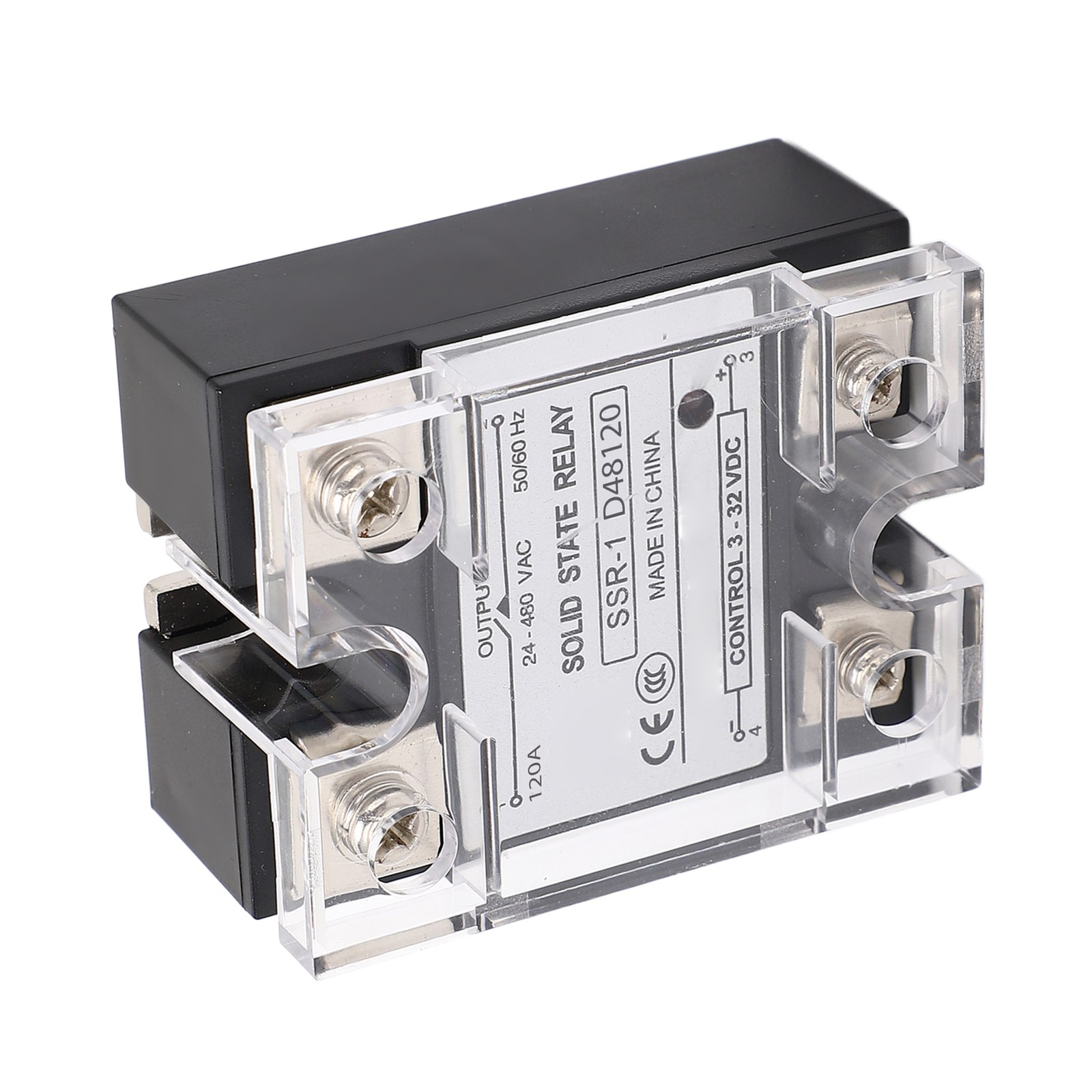 120A DC Control AC Solid State Relay Module Reduce Interference For Industrial A