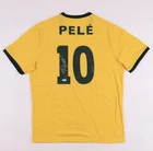 Brazil Pele Authentic Signed Soccer Custom Jersey Autographed PSA DNA ITP COA