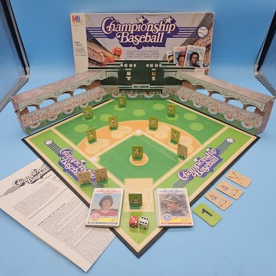 Championship Baseball Board Game 1980 Complete w/ Topps Cards