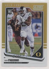 2018 Score Rookies Gold Zone 29/50 Royce Freeman #368 00wx