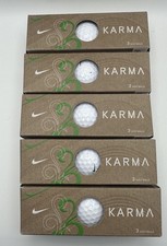 Nike Karma Golf Balls 5 Sleeves of 3  15 Total NEW In Box Package *No Outer Box*