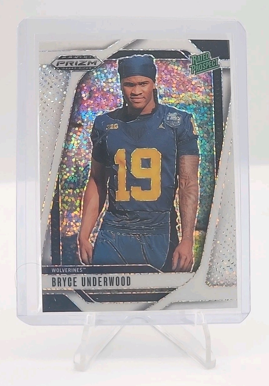 2025 Panini Prizm Draft Picks - Bryce Underwood #28 SSP White Sparkle Prizm (RC)