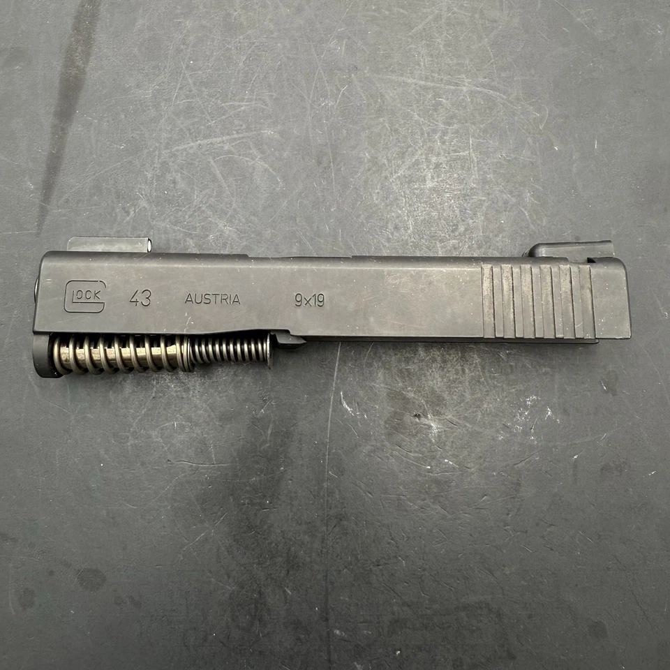 Glock 43 Fabricante Original Negro Diapositiva Completa con Miras Tru Glo Ajuste Modelo 43X o 48 Foto 2 de 4