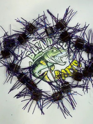 Fuzzy Smashberry with Blue/purple wigglers 5 pack Bin 55