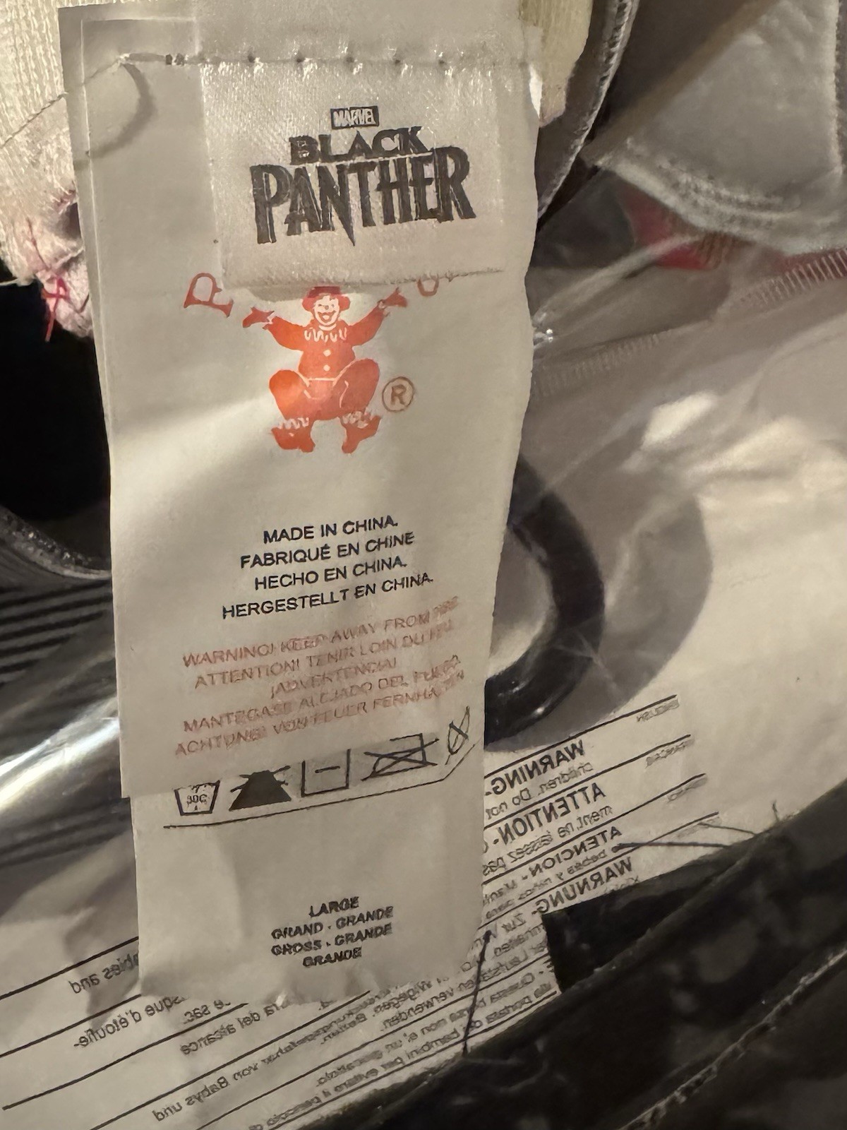 NWOT Black Panther Marvel Wakanda's Dora Milaje Costume Child Size Large 10-12 thumbnail 5