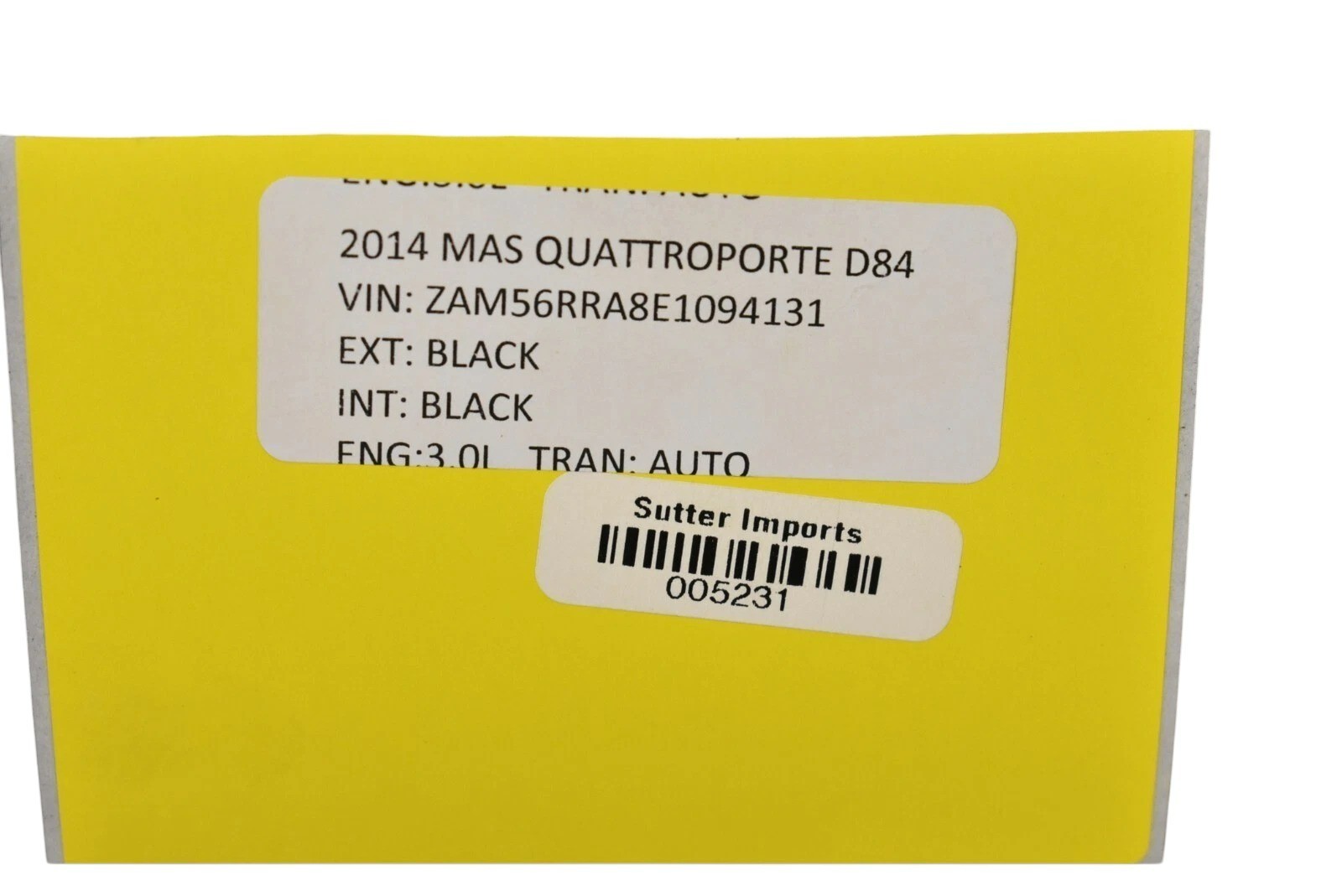 14-17 Maserati Quattroporte M156 Windshield Wiper Cowl Vent Panel Trim OEM