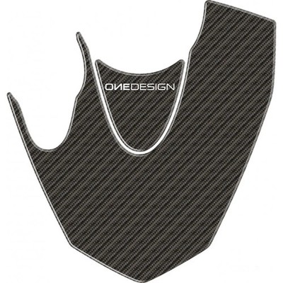 Gabelbrückenaufkleber, Protektor, Carbon für BMW F 800 800 GS Bj. 2008-2012