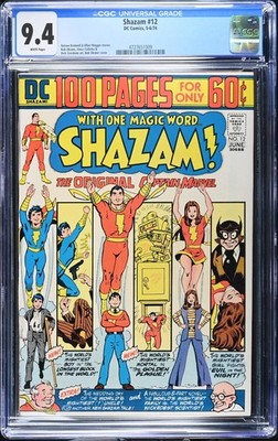 Shazam #12 CGC Graded 9.4 (1974) 100 Page Issue DC Comics