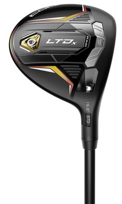 Left Handed Cobra LTDx Black 15* 3 Wood Regular Project X Even Flow Blue 75 Mint