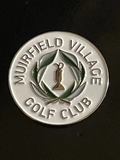 Rare Muirfield Village Golf Club 1" Coin Style Golf Marker - Dublin, Ohio