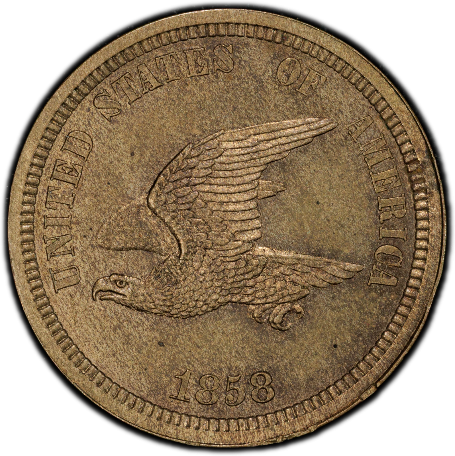 1858 1C J-202 Pattern PCGS PR64