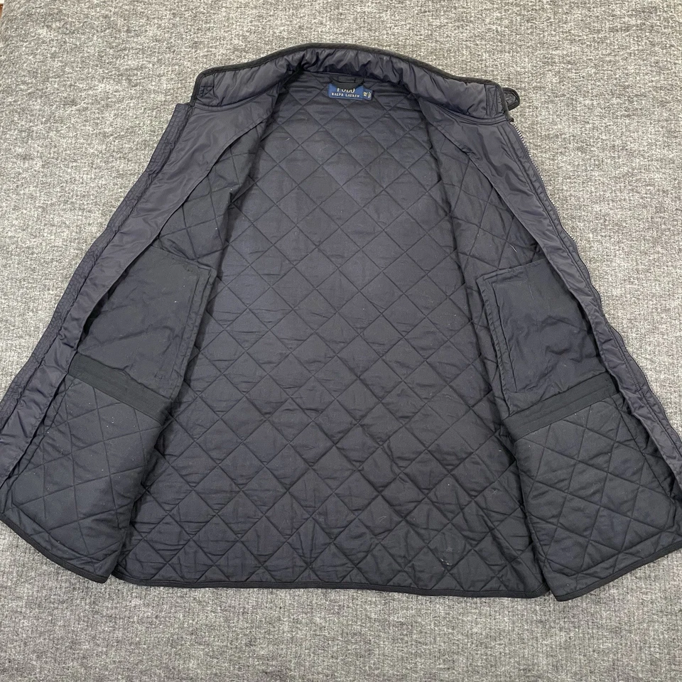 Polo Ralph Lauren Hombre Talla 3XLT Azul Marino Acolchado Chaleco Chaqueta Sin Mangas LEER Foto 3 de 4