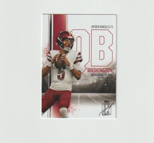 Jayden Daniels 2024 Topps Signature Class #194 Rookie (RC) Washington Commanders