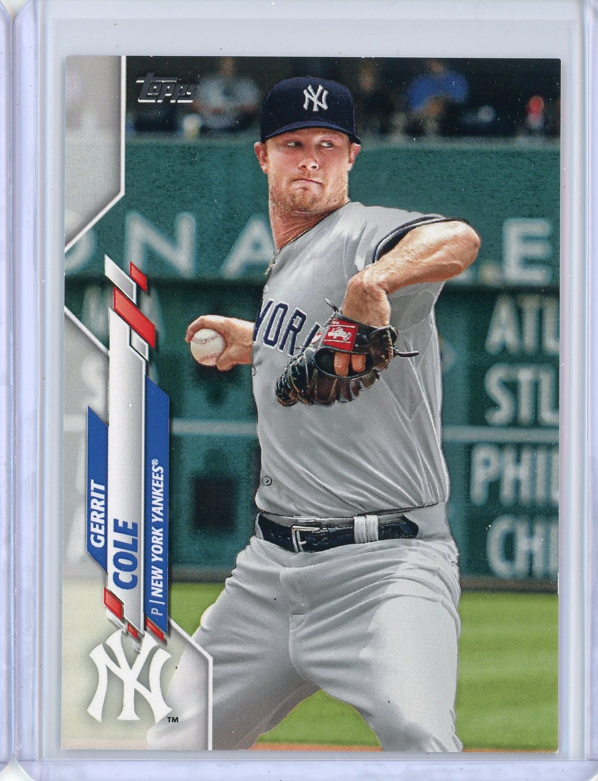 2020 Topps 68 Gerrit Cole SP Image Variation New York Yankees