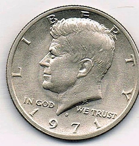 1971-D Kennedy Half Dollar , BU/UC