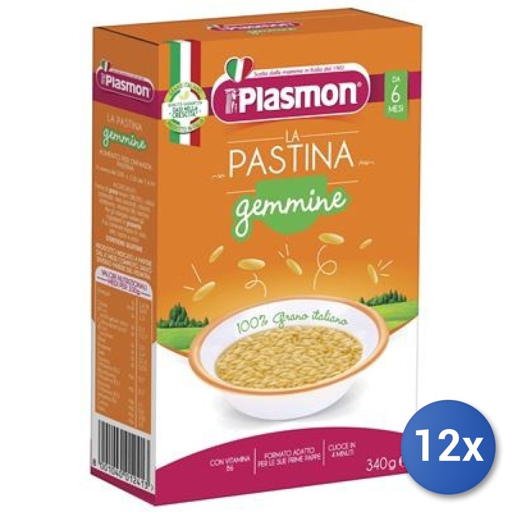 12X Multipack Plasmon Pastina Gemmine Gr 300/340
