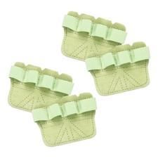 Anti-Slip Workout Grip Pads, Lifting Grips Pads,4 Pack  Cowhide  Lemon Yellow