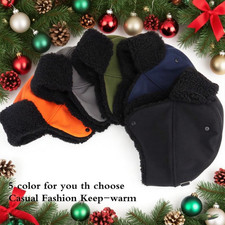 Aviator Hat Ear Flaps Ushanka Eskimo Russian Warm Winter Cold Skiing Hunting Hat