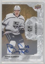 2019-20 Upper Deck Engrained Rookies Oak Auto Tobias Bjornfot #98 Auto 0o5t