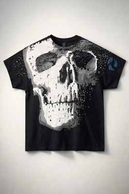 RARE Liquid Blue Test Print Tshirt 2XL Jumbo Skull 1/1 NWOT From Factory