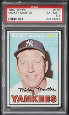 1967 Topps Mickey Mantle #150 PSA 6.5 **STUNNER**