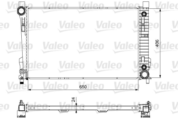 Radiateur de refroidissement Valeo 732741 idéal pour longs trajets de vacances en famille