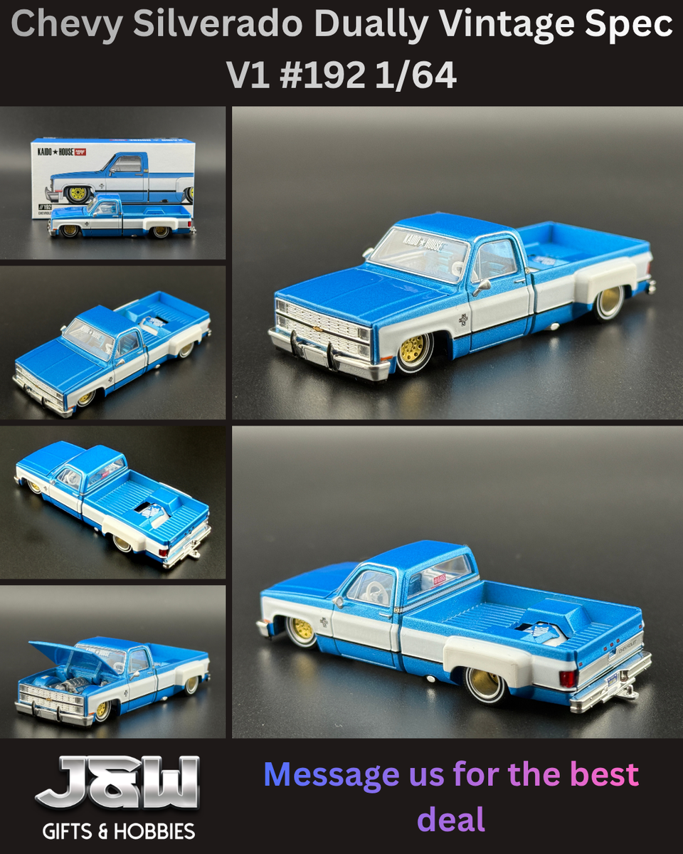 Kaido House x Mini GT Chevy Silverado Dually Vintage Spec V1 #192