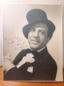 VTG 1930's Actor Ted Lewis Autographed Signed Photo to Artur Lubin 11x14 JRR22