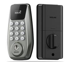DESLOC C100 Keyless Entry Door Lock with Keypad, Smart Deadbolt Lock for Fron...
