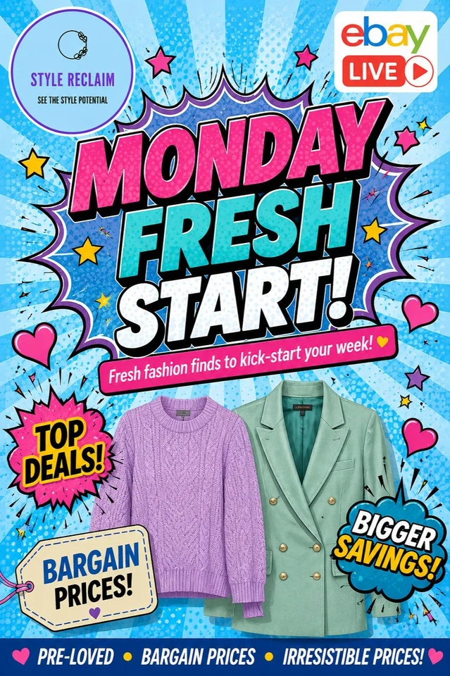 Monday - Fresh Start The Week! Bargains galore, let's go!!!