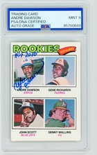 Andre Dawson Cards, Rookie Card and Autographed Memorabilia Guide 32