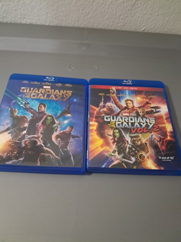 Lot Of 2 Blu Ray Movies Guardians Of The Galaxy Vol 1 And 2