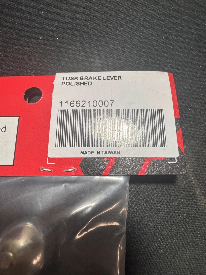 Alavanca de freio Tusk 2001 2002 2003 2004 2005 2006 2007 Yamaha YZ125 YZ 125 prata - Imagem 3 de 3