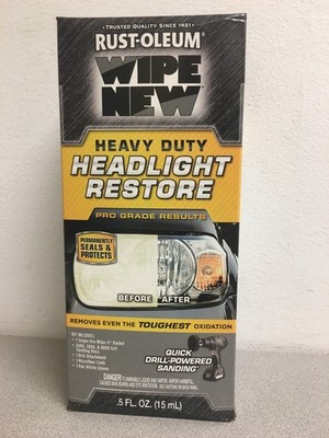 Rust-Oleum Wipe New Headlight Restorer Kit 327489