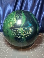 STORM Tropical Storm Teal Green Swirl Bowling Ball 11lb 15oz Pre-drilled USBC