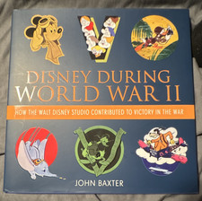 Libro de tapa dura de las ediciones Disney de Disney de la Segunda Guerra Mundial John Baxter 2014 D23