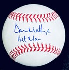 🔥 DON MATTINGLY HIT MAN SIGNED BALL JSA CERT YANKEES VERY CLEAN BALL & SIG 🔥