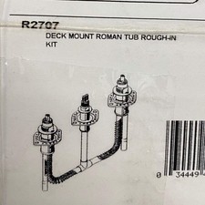 Delta R2707 Three Hole Roman Tub Faucet Rough In Kit