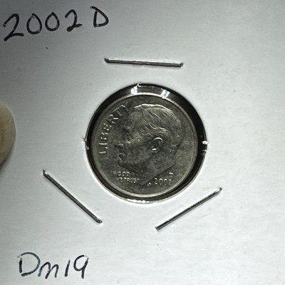 2002 D Roosevelt Dime Errors- See Pictures