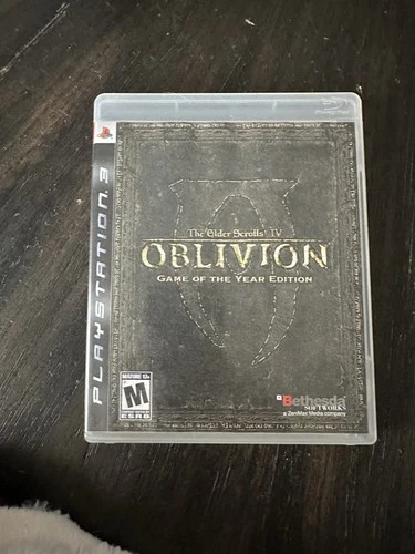 PlayStation 3 PS3 Game The Elder Scrolls IV Oblivion Game Of The Year Edition