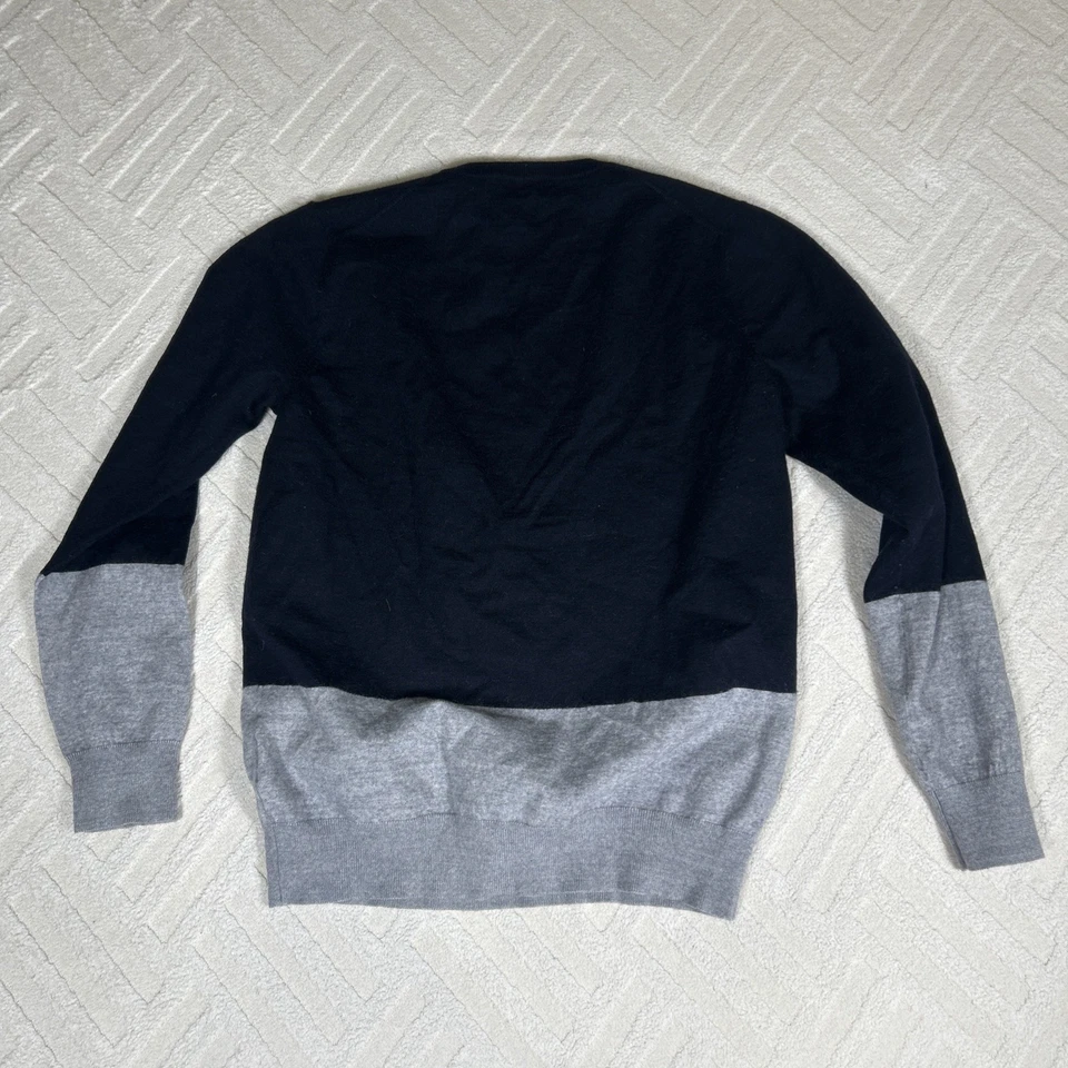 Jersey Isaac Mizrahi Mujer Extra Grande Negro Suéter Rayas Lana Acrílico Foto 3 de 4