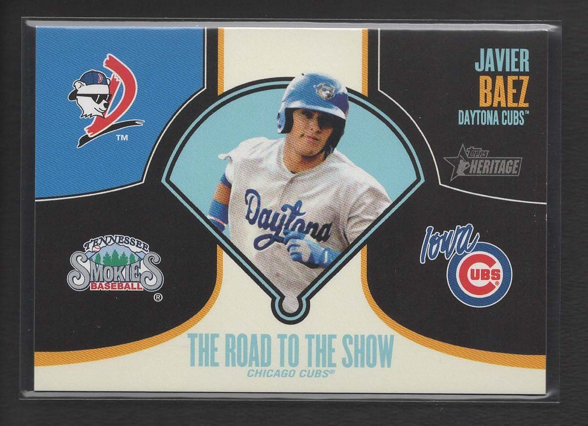 2013 Topps Heritage Minor ROAD to the SHOW *** JAVIER BAEZ  SP  RTTS-JBA    MINT