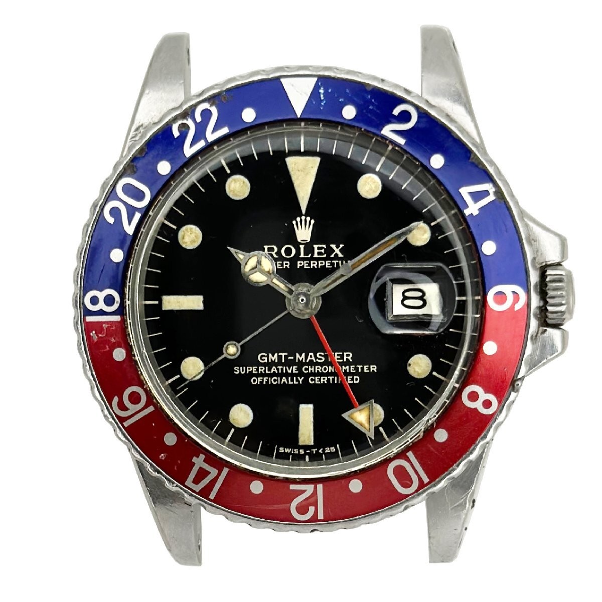 ROLEX GMT Master Black Mirror Bezel-less